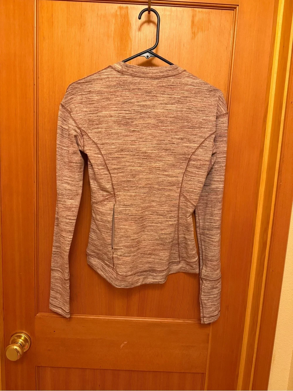 Lululemon Close to Crossing Long Sleeve Rulu Space Dye Camo Plumful Smoky Blush
